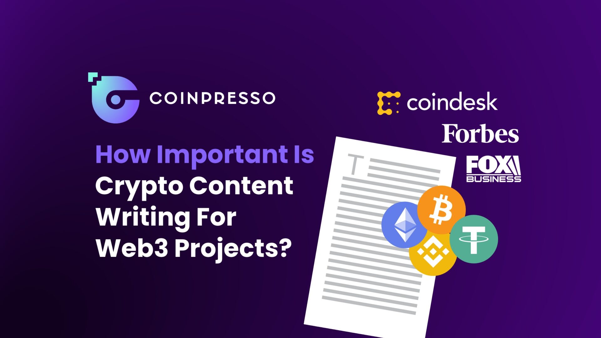How Important Is Crypto Content Writing For Web3 Projects In 2025? |  Coinpresso