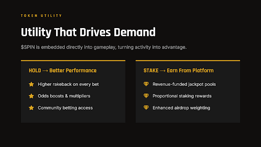 $spin pitch deck utility slide