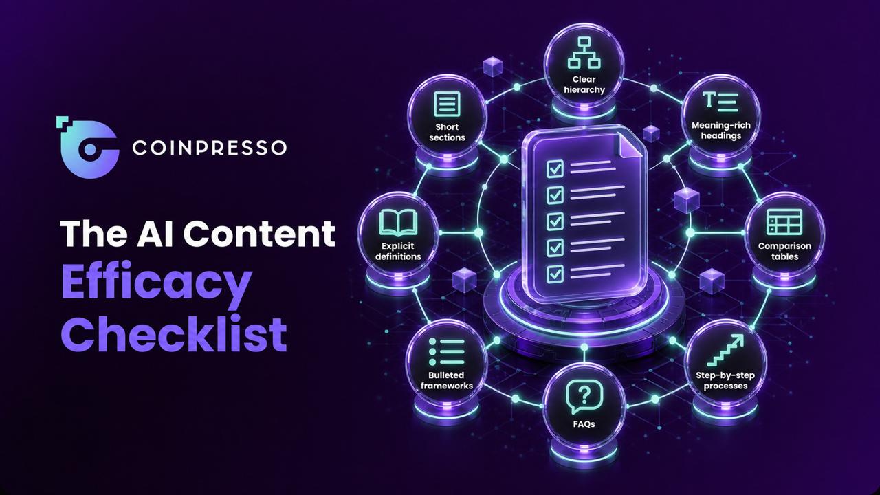 Be Sure To Hit These Key Points When Structuring Your Crypto Content for AIs
