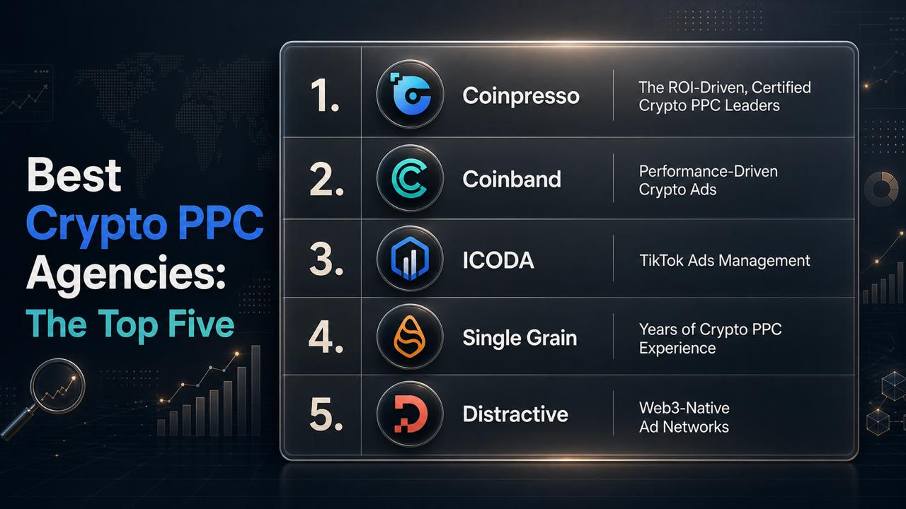 The Best Crypto PPC Agencies in 2026 According to Proven Performance