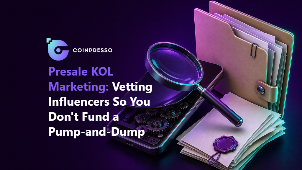 Presale KOL Marketing: Vetting Influencers So You Don't Fund a Pump-and-Dump