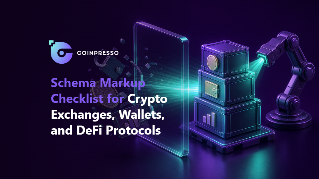 Schema Markup Checklist for Crypto Exchanges, Wallets, and DeFi Protocols