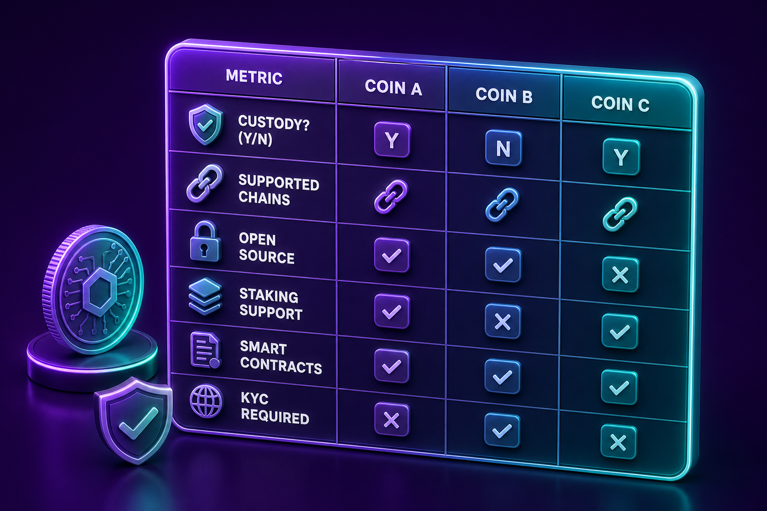 Having an AI-optimized comparison table is a must.