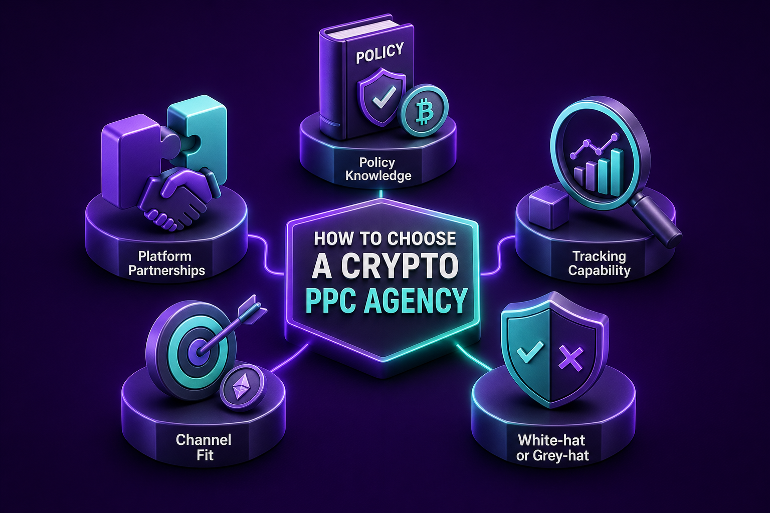 There are a multitude of factors to consider when picking the right Crypto PPC agency for your project.