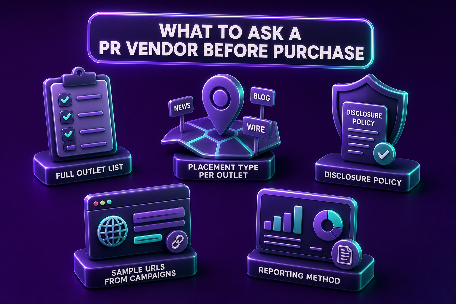 Be sure to ask these five questions to PR vendors before parting with any marketing funds.